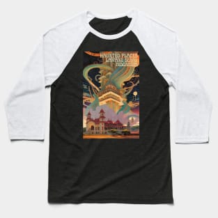 Haunted Places Lawang Sewu Ghost Art Nouveau Baseball T-Shirt